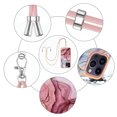 thumbnail image 5 of Mantto for iPhone 14 Pro Max Case, with Lanyard Adjustable Strap, Marble Pattern Soft TPU Bumper Hard PC Back Shockproof Protective Glossy Stylish Durable Phone Case for Women Girls,Rose-carmine, 5 of 7