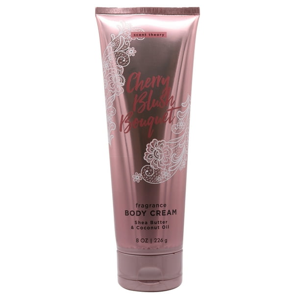 Scent Theory Lotion, Cherry Blush Bouquet Hand and Body Cream with Shea