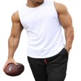thumbnail image 1 of EIMELI Men Sports Tank Top Sleeveless Round Neck Solid Color Tops Running Fitness Tops for Men, 1 of 5