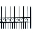 thumbnail image 4 of ALEKO London Style Ornamental Iron Wrought Garden Pedestrian Gate 5'X4', 4 of 6