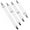 White 4pc. Adjustable, variant on "HoldíEm Bed Sheet†Fastener†Suspenders -†Heavy Duty†USA Made,†Adjustable,Straight or Crisscross KEEP SHEET SNUG WITHOUT SLIPPING Sheet†Strap†Holder Clips-4pc. Adjustable White"
