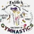 thumbnail image 3 of CafePress - The Story Of Gymnastics Kids Light T Shirt - Light T-Shirt Kids XS-XL, 3 of 4