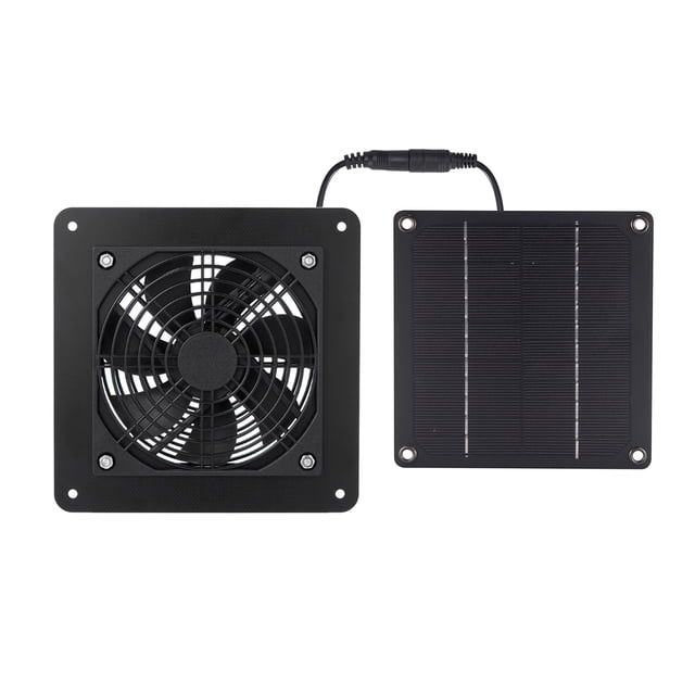 Ventilateur d'Extraction Solaire 3W Extérieur Ventilateur d'Extraction Solaire pour Animaux Haute Vitesse Rotation Longue Durée
