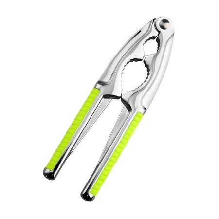 

Crab Nut Cracker Heavy Duty Alloy Shell Opener With Anti-Slip Long Handle Effort-Saving For Various Sizes Seafood Walnut