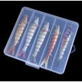 thumbnail image 3 of wqlpp-5 Pcs Kits de Leurres de Pêche, Leurres de Pêche Multi-Articulés pour Bar, Kit de Leurres de Pêche en Eau Salée à 7 Segments avec Boîte de Rangement, Appâts de Pêche, Accessoires de Pêche, 3 of 4