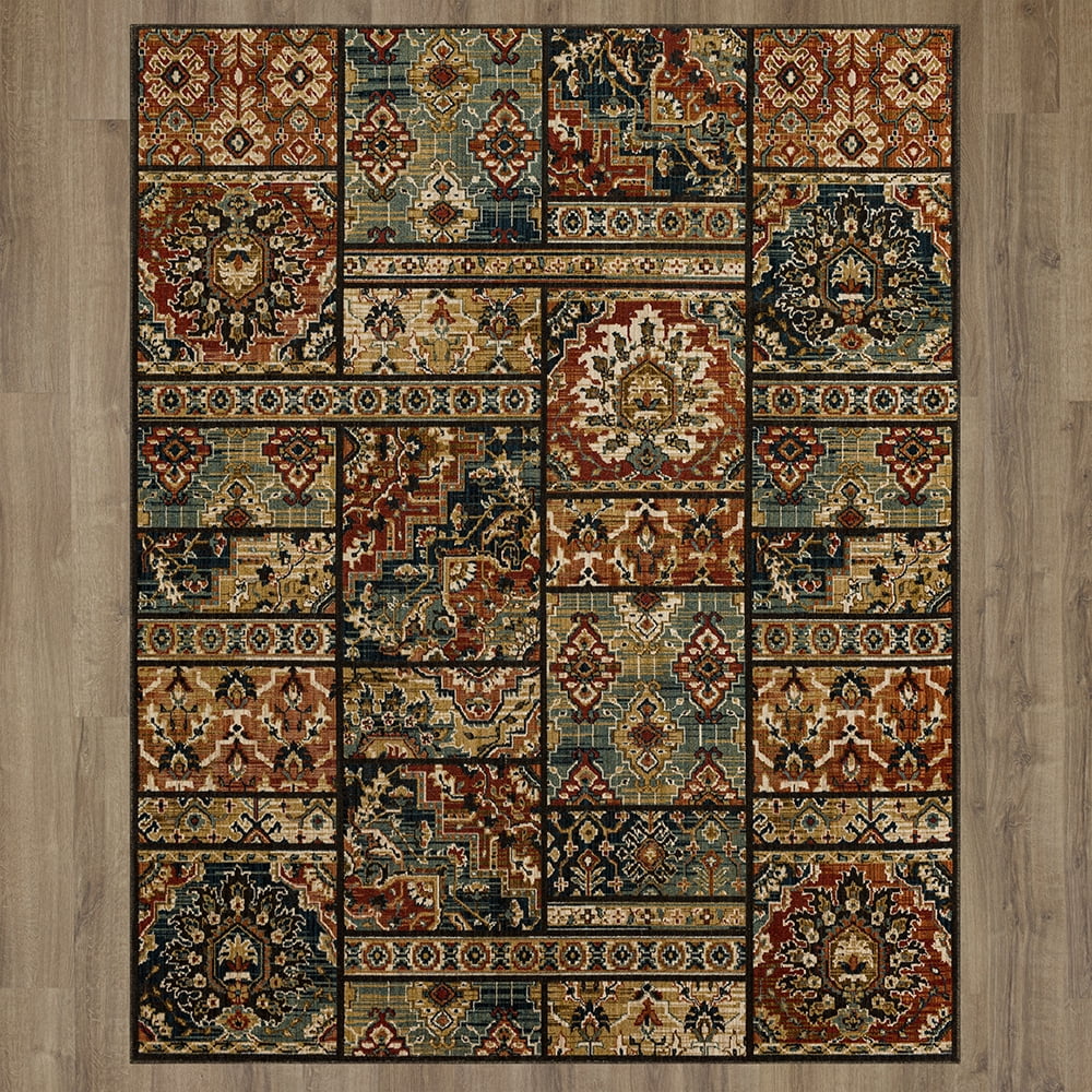 Mohawk Home Alderley Ornamental Woven Indoor Area Rug, Multi, 3' x 5'