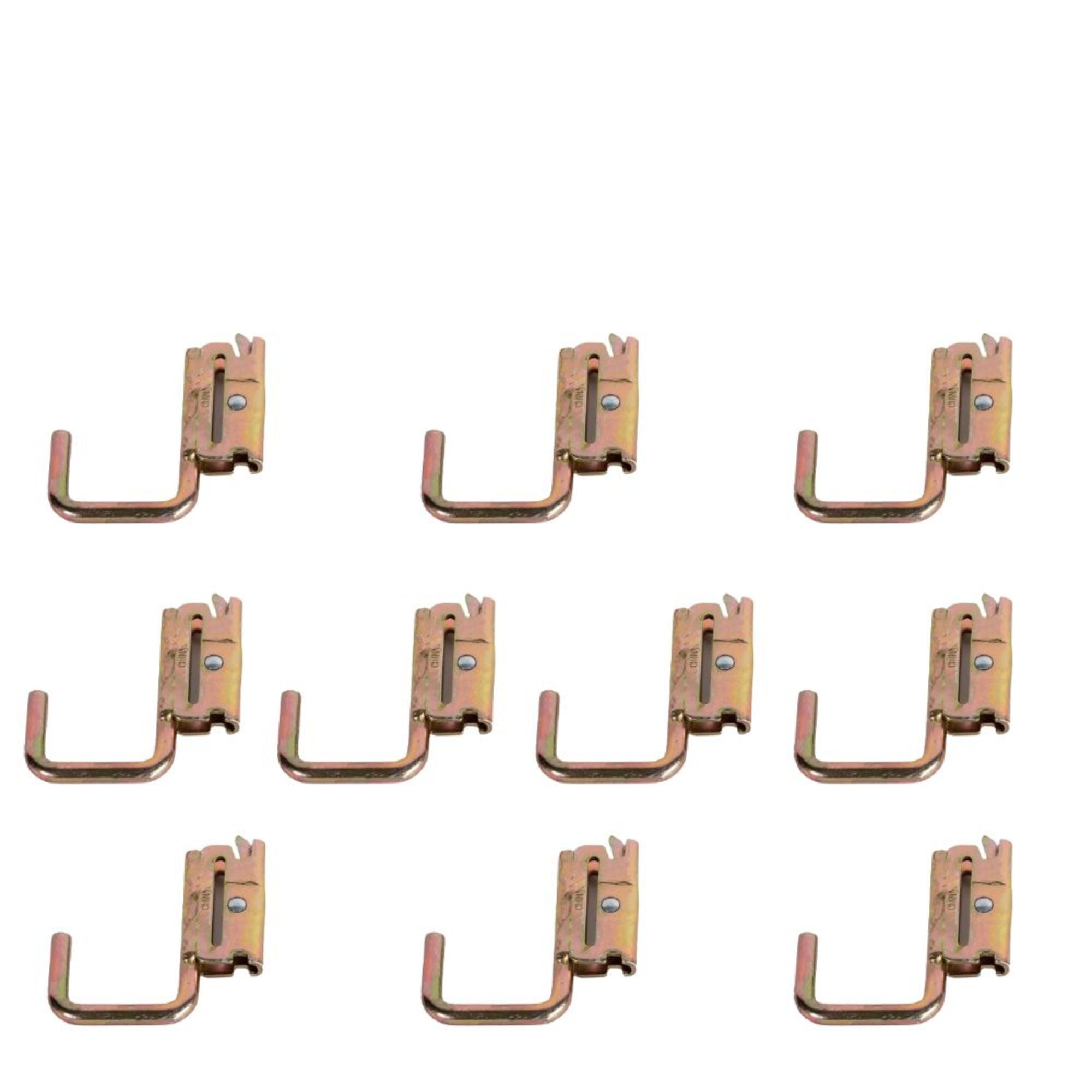 10pc ETrack Hooks, ETrack Accessories , 2 Inch Etrack J Hooks
