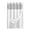 Light Gray, variant on No Hooks Polyester Textured Shower Curtain with Snap-in Fabric Liner Set, Hotel Luxury Decor Shower Curtains for Bathroom with See Through Top Window, Waterproof & Washable, 71Wx75H,Gray