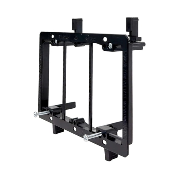 Soporte de montaje para placa de pared iMBAPrice de 3 módulos, negro