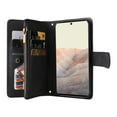 thumbnail image 4 of Pixel 8 Pro Wallet Case, Allytech PU Leather Cards Holder Back Cover Stand Magnetic Closure Folio Flip Shoulder Lanyard Hand Wrist Wallet Case Cover for Google Pixel 8 Pro - Black, 4 of 12