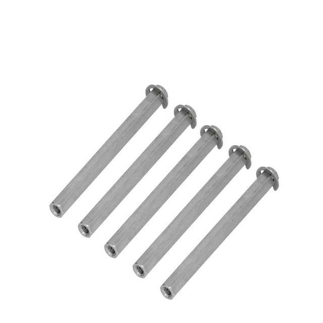 Barre de Couplage Hexagonale Filetée pour Femmes, Attaches Autoportantes 14mm Profondeur de Filetage Longues Écrous de Tige Pièces en Acier Inoxydable pour Robot Équipement de Tour pour Tectrix