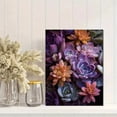 thumbnail image 2 of Qisvanset Colorful Succulent Plants Canvas Wall Art Print, 15.75x11.81 Inches, 2 of 8