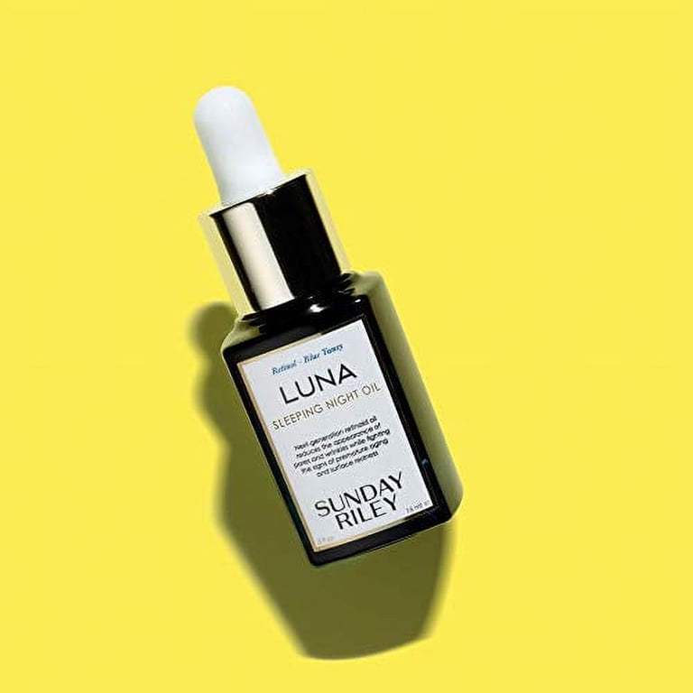 Sunday Riley Luna Sleeping Night Oil, 15 ml, Retinol, Plumps Skin