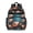 Baseballs and Flames, variant on Ball and Baseballs Black Pattern Backpack for School, Cute School Bag with Adjustable Shoulder Straps and Padded Back, 15.25"x11.5"x5.25"