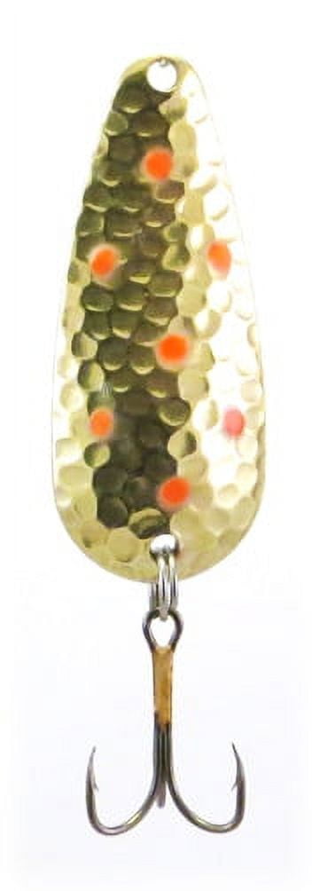 (2 pack) Rainbow Plastics Pot-O-Gold Spoons Hammered Brass Flame Spot 1/2oz