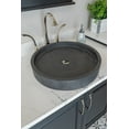 thumbnail image 5 of Low Round Vessel Sink - Lava Stone, 5 of 8