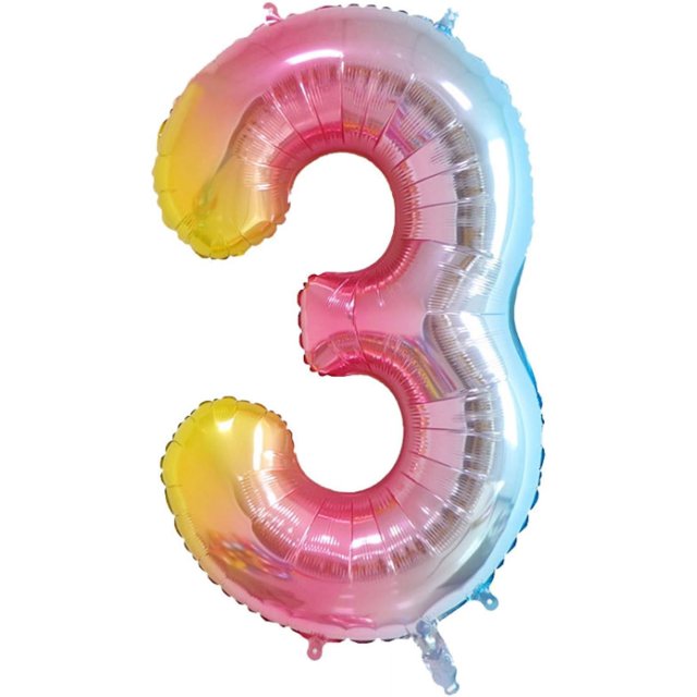 40 Inch Colorful Big Size Number Balloons for Birthday Party and Various Parties Celebration Decorations Event Party Supplies Large Globos (number 0-9)