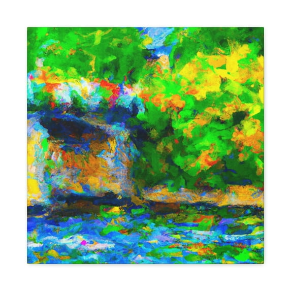 Melodic Chiaroscuro Harmony - Canvas