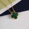 thumbnail image 1 of Collar Con Colgante Van Clover Para Mujer Cadena De Oro De 18 Quilates Joyería, 1 of 4