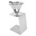 thumbnail image 4 of Stainless Steel Cone Coffee Dripper,Reusable Coffee Filter Hand Cone Coffee Dripper Stainless Steel Cone Filter Professional Grade, 4 of 14