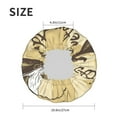 thumbnail image 6 of Kdxio We Live for Adventure Print Shower Cap for Women,Elastic and Reusable,Double Waterproof Layers Bathing Hat, 6 of 9