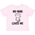 thumbnail image 3 of Inktastic Mimi Loves Me Grandchild Girls Girls Toddler T-Shirt, 3 of 5