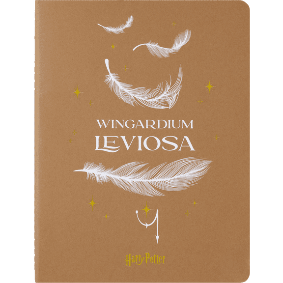 Moleskine Limited Edition Harry Potter Wingardium Leviosa Journal 7.5" x 9.5" Narrow-Ruled Kraft 120