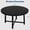 Black, variant on COZONY 47 Inch Round Dining Room Table for 4-6, Industrial Metal Frame Table with Wooden Top, Space Saving Kitchen Table for Apartment and Breakfast Area, No Chairs, Black