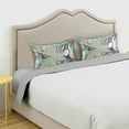 thumbnail image 3 of Tropics Parrot Satin Pillowcase for Hair and Skin Silk Pillowcase, Queen Size(20x30 inches) - Slip Cooling Satin Pillow Covers with Envelope Closure（527） Home Decor Gifts, 3 of 7