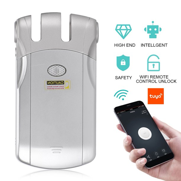 Control Remoto Inteligente Para Tuya, Cerradura De Puerta Con Wifi, Control Remoto Inalámbrico, Apertura Y Cierre Antirrobo Para Seguridad Interior Del Hogar