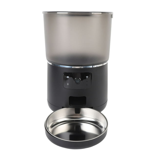 Automatic Cat Feeder, 4L Large Capacity USB Wireless Timed Automatic Pet Food Dispenser, Timed Pet Feeder with APP Smart Alerts for Cats Dogs