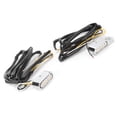 thumbnail image 2 of Turn Signal Indicator, Wear Resistant Turn Signal Light LED Durable 2 Pcs High Brightness  For Motorcycle Accessories  Plated Silver, 2 of 8
