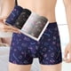 thumbnail image 5 of Lote de 4 calzoncillos tipo bóxer deportivos para hombre, suaves y transpirables, sexys, cómodos, con estampado de moda, 5 of 5