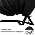 thumbnail image 2 of Waterproof Hanging Egg Chair Cover compatible with Patio - Compatible with Most Brands, Durable Protective Cover, 2 of 5