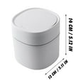 thumbnail image 3 of Vikakiooze 2023 Home Storage and Organization Mini Creative Covered Kitchen Living Room Trash Can Play cover design, 3 of 3