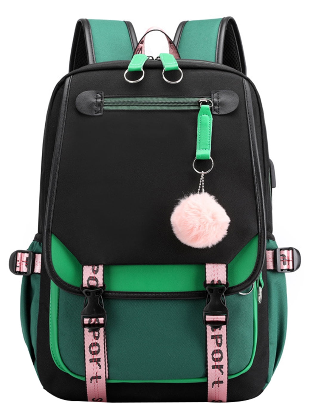 Teenage Girls' Backpack Middle School Students Bookbag Outdoor Daypack