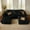 Black(Plush Fabric), variant on XIZZI 106" No-assembly L-Shaped Sectional Sofa Set w/ Ottoman, 28" Deep Seat & 11" Wide Armrest, Left Chaise, Black(Plush Fabric)