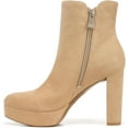 thumbnail image 2 of Naturalizer Womens Flavio Platform Dress Ankle Boot Tan Suede 7.5M, 2 of 5