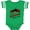 Football Green and White, variant on Inktastic My Grandma Loves Me with Cute Ladybugs Boys or Girls Baby Bodysuit