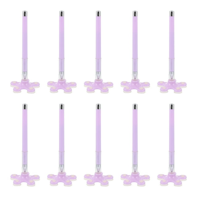 10 Pcs Stylos Gel en Plastique Adorables Stylos de Soutien pour Téléphone Stylos à Pointe Moyenne