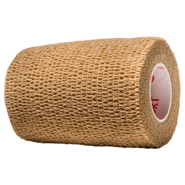 GSPORT Self Adherent Cohesive Bandage Wrap Medical Tape, Adhesive