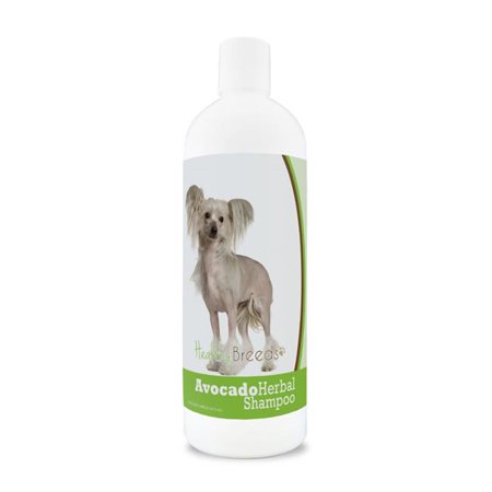 healthy breeds herbal avocado dog shampoo for dry itchy skin for chinese crested  - over 200 breeds - for dogs with allergies or sensitive skin - 16