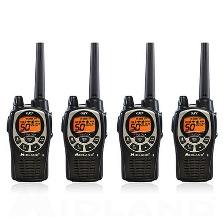 4 Channel Radio With Servos Midland GXT1000VP4 Xtra Talk Two Way Radio 50 Channels 36 Mile Range JIS4 Waterproof (4 Pack) ()