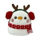 thumbnail image 4 of Peluche navideño, muñeco de peluche, adorno para sofá, recuerdo de fiesta navideña, muñeco de peluche para abrazar, para adultos y niños. Regalos de forma de muñeco de nieve, 4 of 8