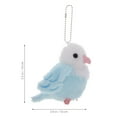 thumbnail image 6 of Dayesque Parrot Plush Keychain Cute Bird Shaped Pendant for Bags, Backpacks, Purses - Adorable Keyring Accessory for Women & Girls, 6 of 8