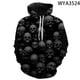 thumbnail image 2 of Sudaderas con capucha de terror para hombres, mujeres y niños, sudaderas con estampado 3D, ropa de calle informal para niños, jersey de manga larga, Tops de moda, 2 of 4