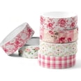 thumbnail image 5 of Vintage Washi Tape Set for Scrapbooking, 12 Rolls Of Waterproof Paper Tape, Diy Journal Supplies, Floral Decorative Masking Tape, Pink, 5 of 9