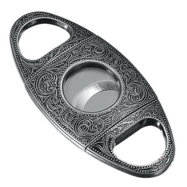 Visol Wild West Antique Silver Double Blade Cigar Cutter