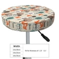 thumbnail image 2 of Goofa Squirrels and Trees Printed Stool Covers Round, Waterproof Round Bar Stool Covers Anti-Slip Round Bar Stool Seat Cover with Elastic Bands Durable -13 inch, 2 of 7