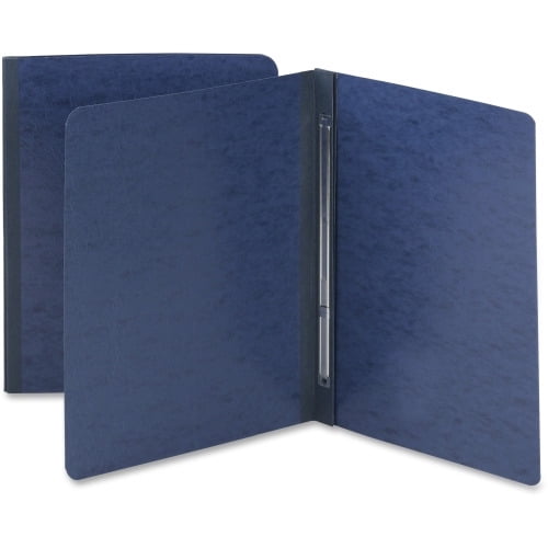 Smead Report Cover 3' Folder Capacity - Letter - 8 1/2' x 11' Sheet Size - 350 Sheet Capacity - 3' Expansion - 1 Fastener(s) - 20 pt. Folder Thickness - Pressboard - Dark Blue - 4.80 oz - Recycled - 1